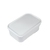 Rectangular Container PP White 1 Litre 187 x 123 x 68.7mm