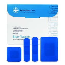 X9697 BLUE ASSORTED PLASTERS 1X150