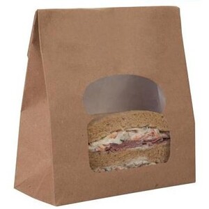 Kraft Laminated Sandwich Bag 157 x 73 x 220mm