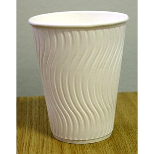 Double Wall Tri-Cup 8oz White