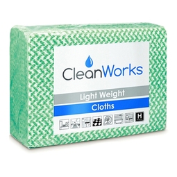 Cleanworks J Cloth Lightweight Green Wipers