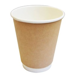Sustain Kraft Double Wall Bio Hot Cup - Plain - 12oz/360ml